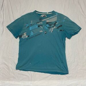 Y2k blue shirt